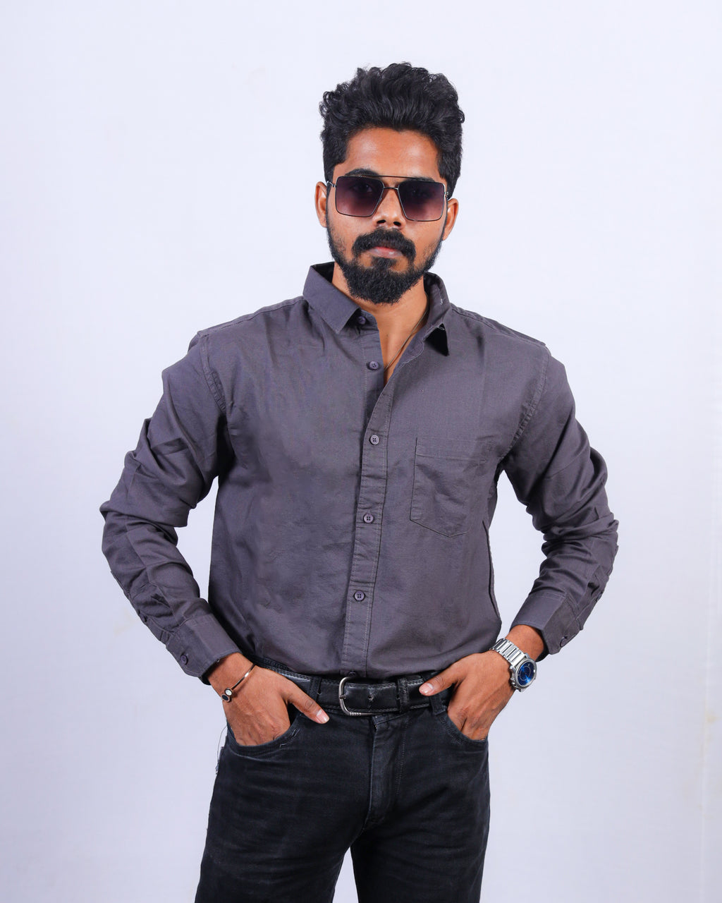 Magnet Oxford Men's Plain Shirt