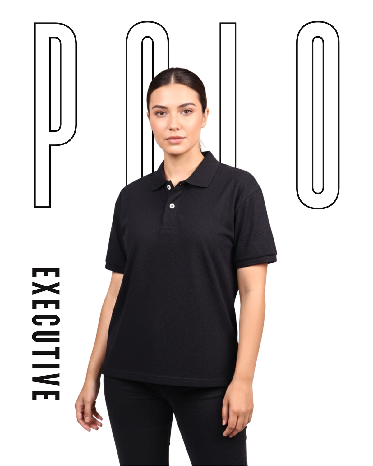 Executive Polo - Unisex Polo Black