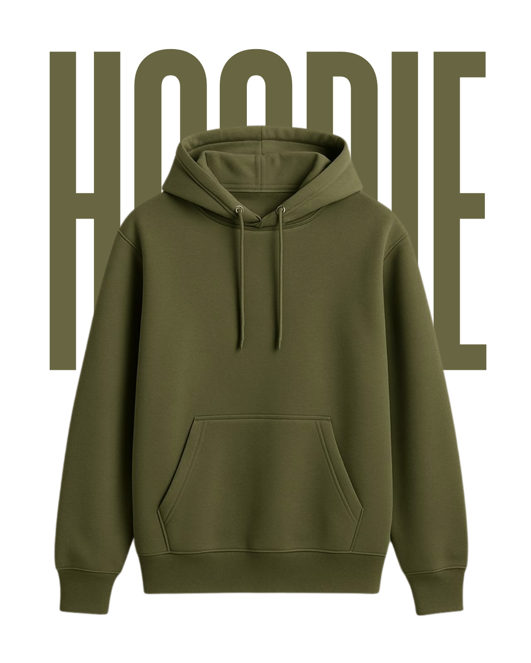 Snowsoft - Unisex Pullover Hoodie Olive Green