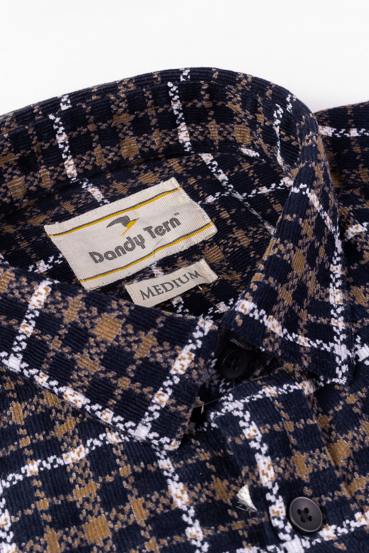 Mustard Gold Corduroy Men's Shirt