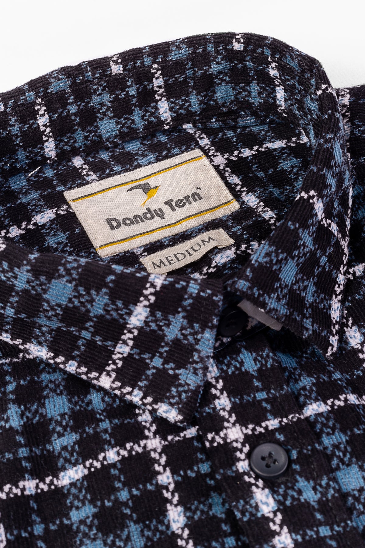 Coronet Blue Corduroy Men's Shirt