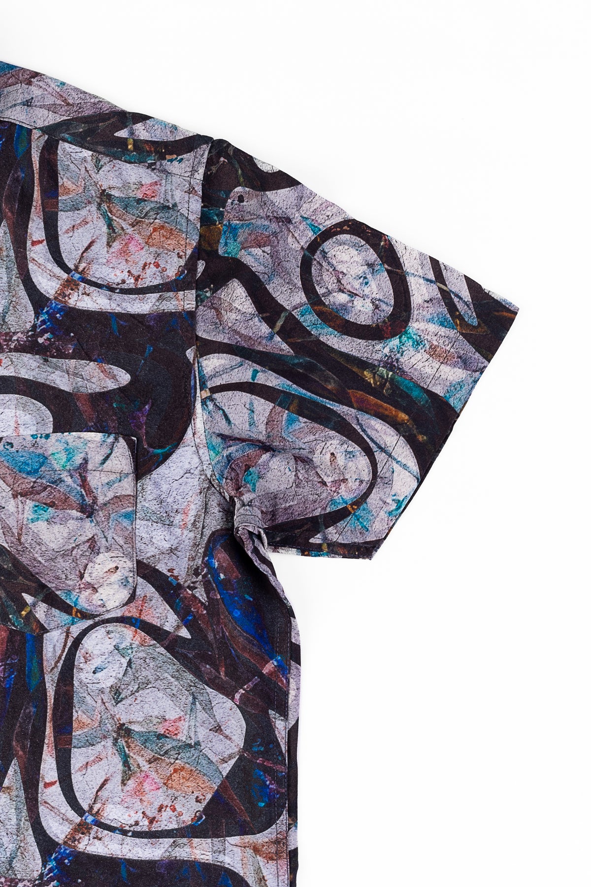 Desert Palm Viscose Men's Printed Shirt