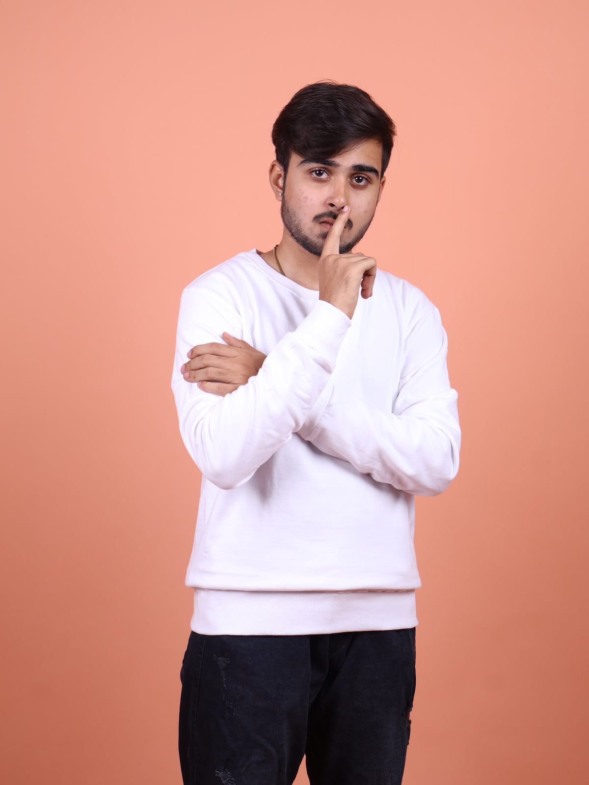 Snowsoft - Unisex White Sweatshirt