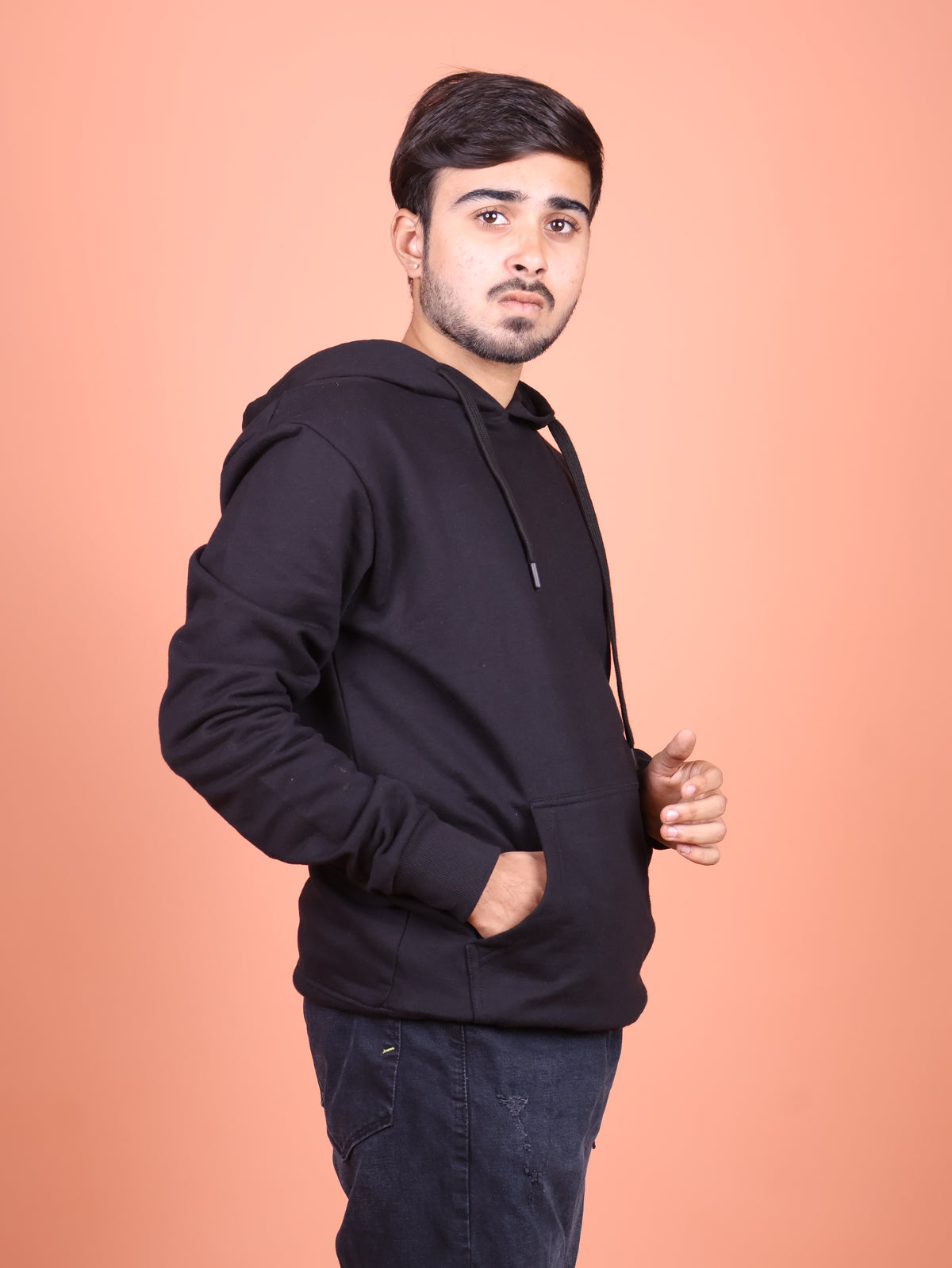Snowsoft - Unisex Pullover Hoodie Black