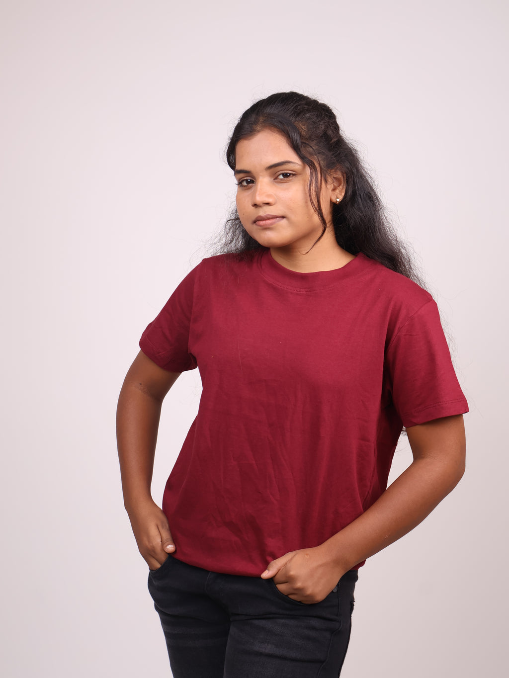 Platinum Unisex Maroon Tshirt