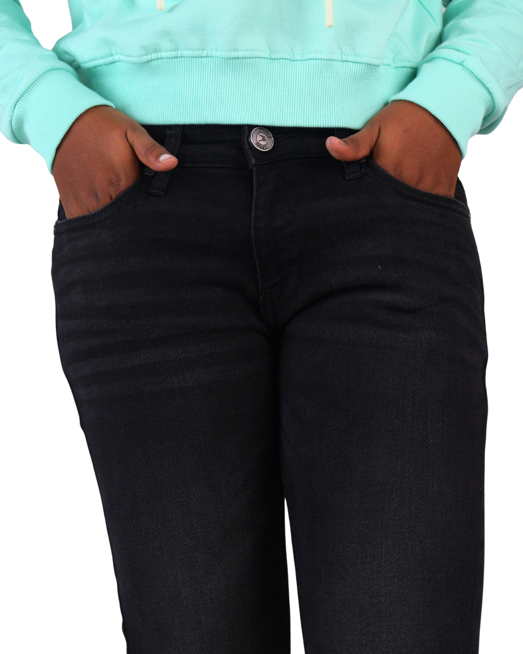 Women's Skinny Fit Jeans Mid black